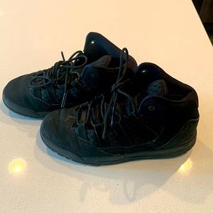 All Black Youth Air Jordan XI. Size 1Y.